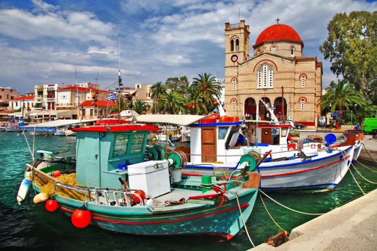 malerische idyllische griechische Inseln - Aegina