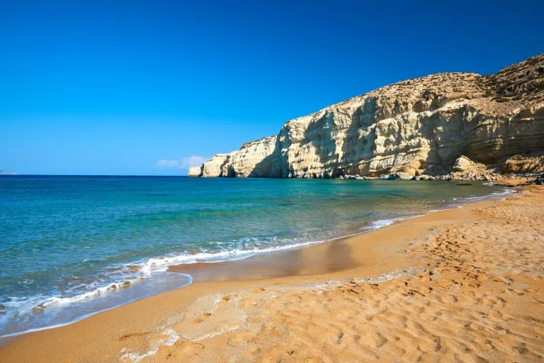 Spiaggia rossa di Matala - Creta, Grecia